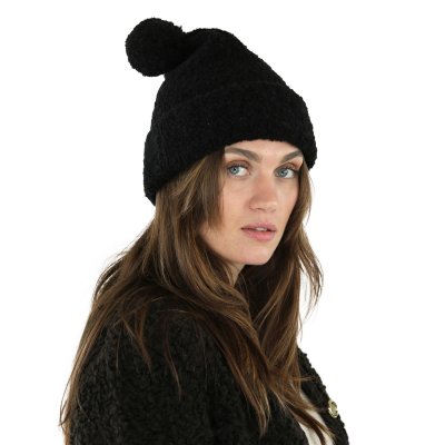 Pipot - Gårda Cortina Wool Mix Beanie (musta)