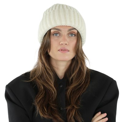 Pipot - Gårda Ebene Wool Mix Beanie (luonnonvalkoinen)