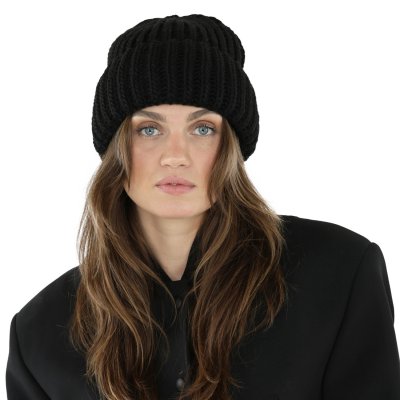 Pipot - Gårda Ebene Wool Mix Beanie (musta)