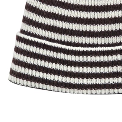 Pipot - Gårda Saint-Gervais Striped Wool Mix Beanie (ruskea/valkoinen)