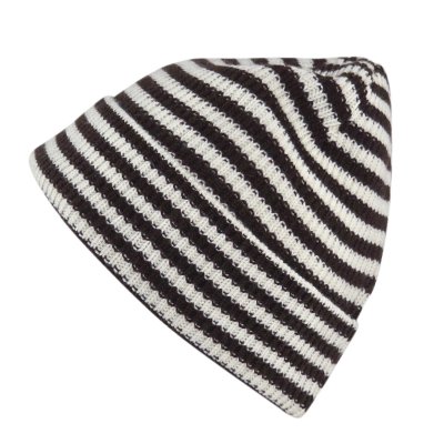 Pipot - Gårda Saint-Gervais Striped Wool Mix Beanie (ruskea/valkoinen)
