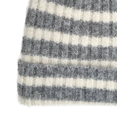 Pipot - Gårda Isfjord Slouch Beanie (harmaa/valkoinen)