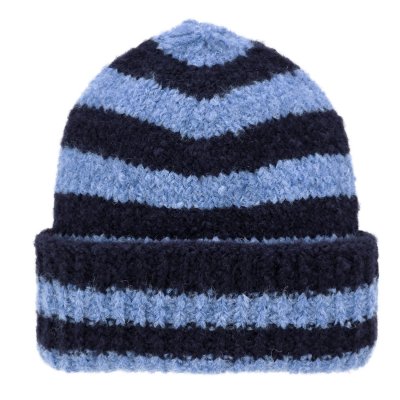 Pipot - Gårda Lech Striped Wool Mix Beanie (sininen)