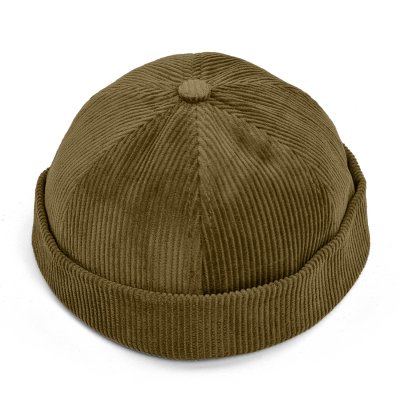 Pipot - Gårda Lymington Corduroy Docker Beanie (vihreä)