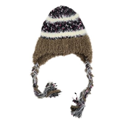 Pipot - Gårda Quellon Knit Earflap Beanie (ruskea/monivärinen)