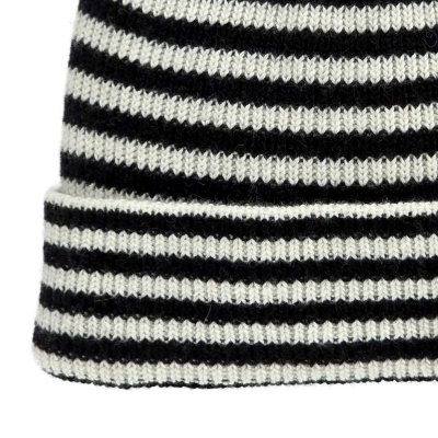 Pipot - Gårda Saint-Gervais Striped Wool Mix Beanie (musta/valkoinen)