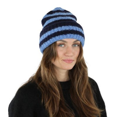 Pipot - Gårda Lech Striped Wool Mix Beanie (sininen)