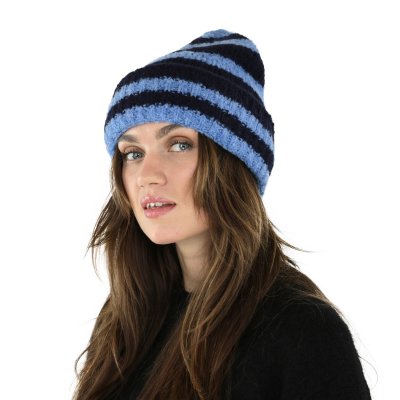Pipot - Gårda Lech Striped Wool Mix Beanie (sininen)