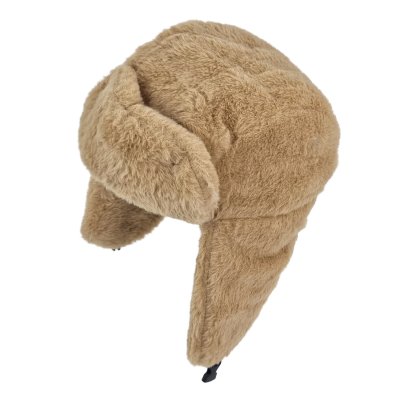Karvahattu - Gårda Faux Fur Trapper Hat (vaaleanruskea)