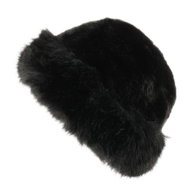 Karvahattu - Gårda Deva Faux Fur Hat (musta)