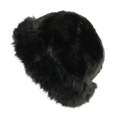 Karvahattu - Gårda Deva Faux Fur Hat (musta)