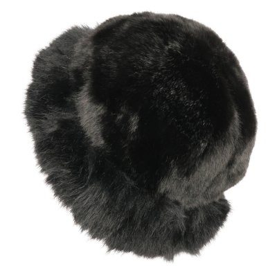 Karvahattu - Gårda Deva Faux Fur Hat (musta)