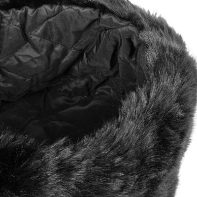Karvahattu - Gårda Polyana Faux Fur Hat (musta)