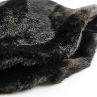 Karvahattu - Gårda Valea Faux Fur Hat (musta)
