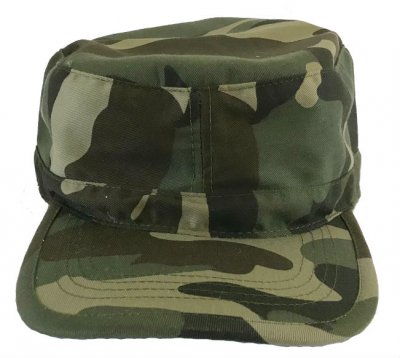 Flat cap - Gårda Cotton Army Cap (vihreä)