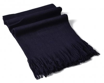 Huivit - Gårda Knitted Woolmix Scarf (Navy)
