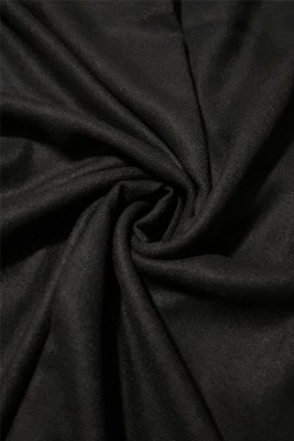 Huivit - Gårda Soft Tassel Scarf (Musta)