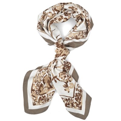 Huivi - Gårda Provence Satin Scarf (ruskea)