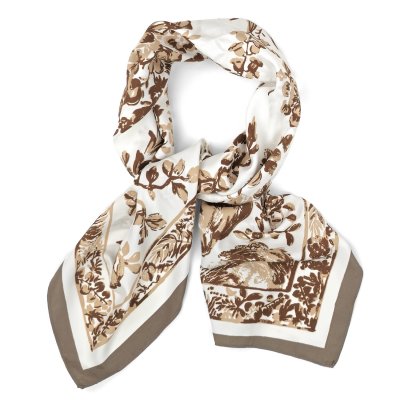 Huivi - Gårda Provence Satin Scarf (ruskea)