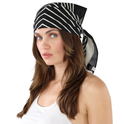 Huivi - Gårda Tabriz Satin Scarf (musta/kerma)