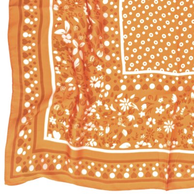 Huivi - Gårda Comino Satin Scarf (oranssi)