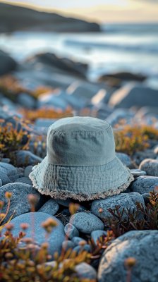 Hatut - Gårda Brooke Denim Bucket Hat (vaaleansininen)