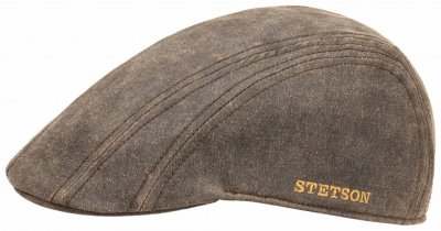 Flat cap - Stetson Madison Old Cap Winter Earflap (ruskea)