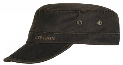 Flat cap - Stetson Army Cap (ruskea)