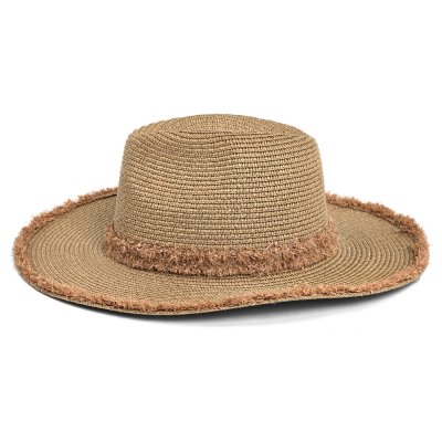 Olkihattu - Gårda Alicante Fedora (khaki)