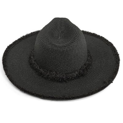 Olkihattu - Gårda Alicante Fedora (musta)