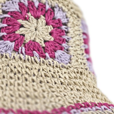 Olkihattu - Gårda Crete Bucket hat (luonto/multi)