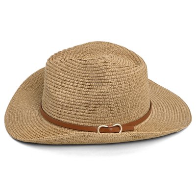 Olkihattu - Gårda Kos Western Hat (khaki)
