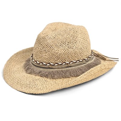 Olkihattu - Gårda Malaga Western Hat (luonto)