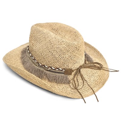 Olkihattu - Gårda Malaga Western Hat (luonto)