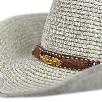 Olkihattu - Gårda Marseille Western Hat (vihreä)