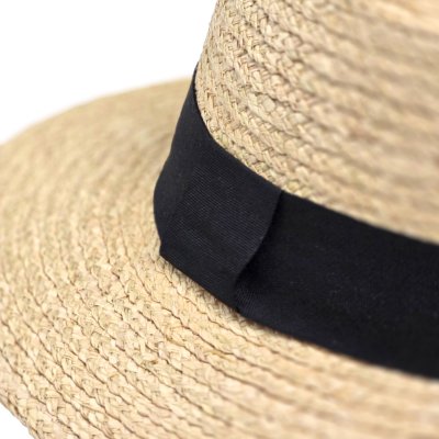 Olkihattu - Gårda Palma Gambler (luonnollinen/musta)