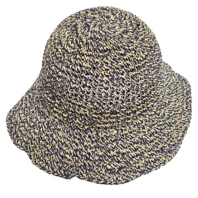 Olkihattu - Gårda Portofino Bucket hat (sininen)