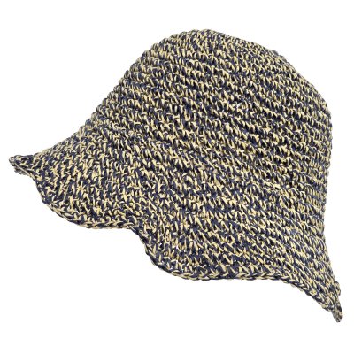 Olkihattu - Gårda Portofino Bucket hat (sininen)