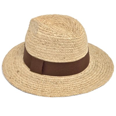 Olkihattu - Gårda Positano Fedora (luonnollinen/ruskea)