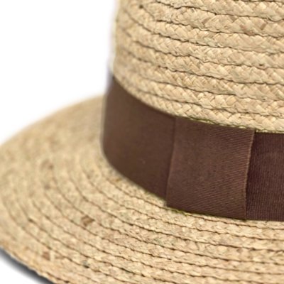 Olkihattu - Gårda Positano Fedora (luonnollinen/ruskea)