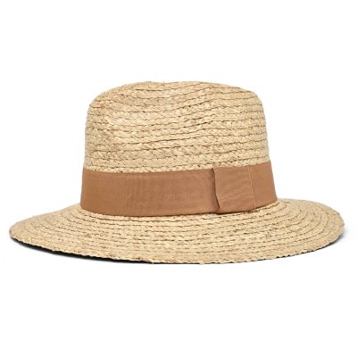 Olkihattu - Gårda Positano Fedora (luonnollinen/khaki)