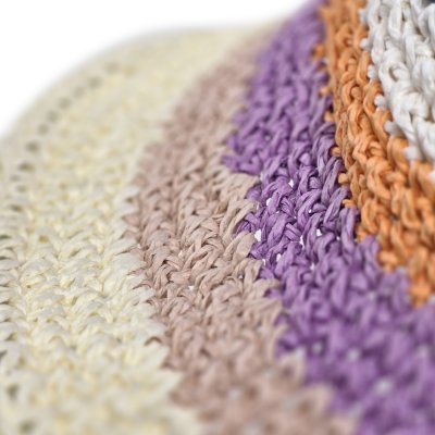 Olkihattu - Gårda Sorrento Bucket hat (vaalea multi)