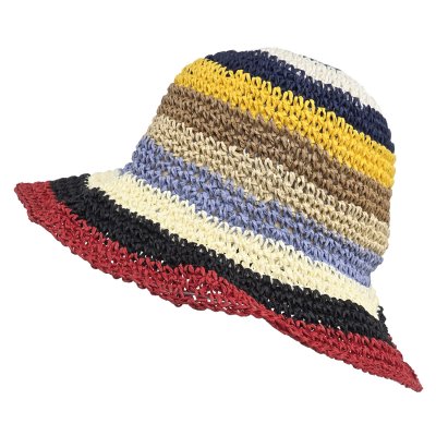Olkihattu - Gårda Sorrento Bucket hat (tumma multi)