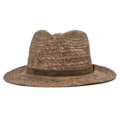 Olkihattu - Gårda Tenerife Raffia Fedora (luonnonväri/ruskea)