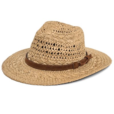 Olkihattu - Gårda Toulon Fedora (khaki)