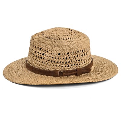 Olkihattu - Gårda Toulon Fedora (khaki)
