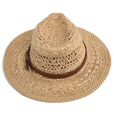 Olkihattu - Gårda Toulon Fedora (khaki)