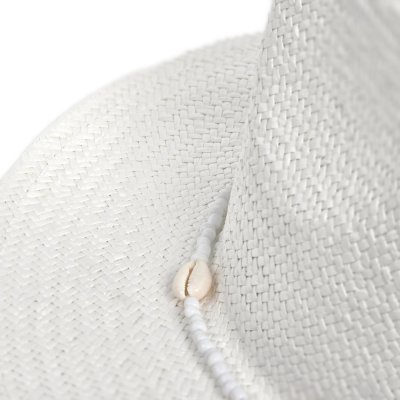 Olkihattu - Gårda Valencia Fedora (valkoinen)