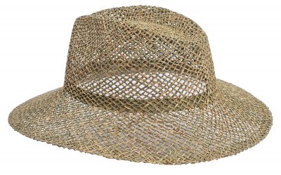 Hatut - Gårda Aresia Seagrass Fedora (luonnolinen väri)