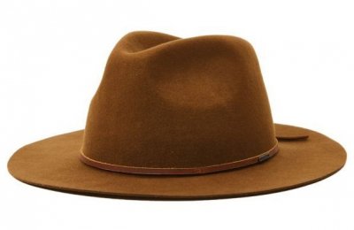 Hatut - Brixton Wesley Packable Fedora (coffee)